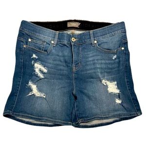 Torrid distressed Jean shorts
